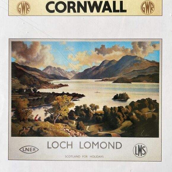 🇬🇧NWT British vintage railway posters calendar collectible - Picture 8 of 15